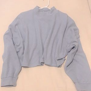 Cotton On cropped mock neck sweater